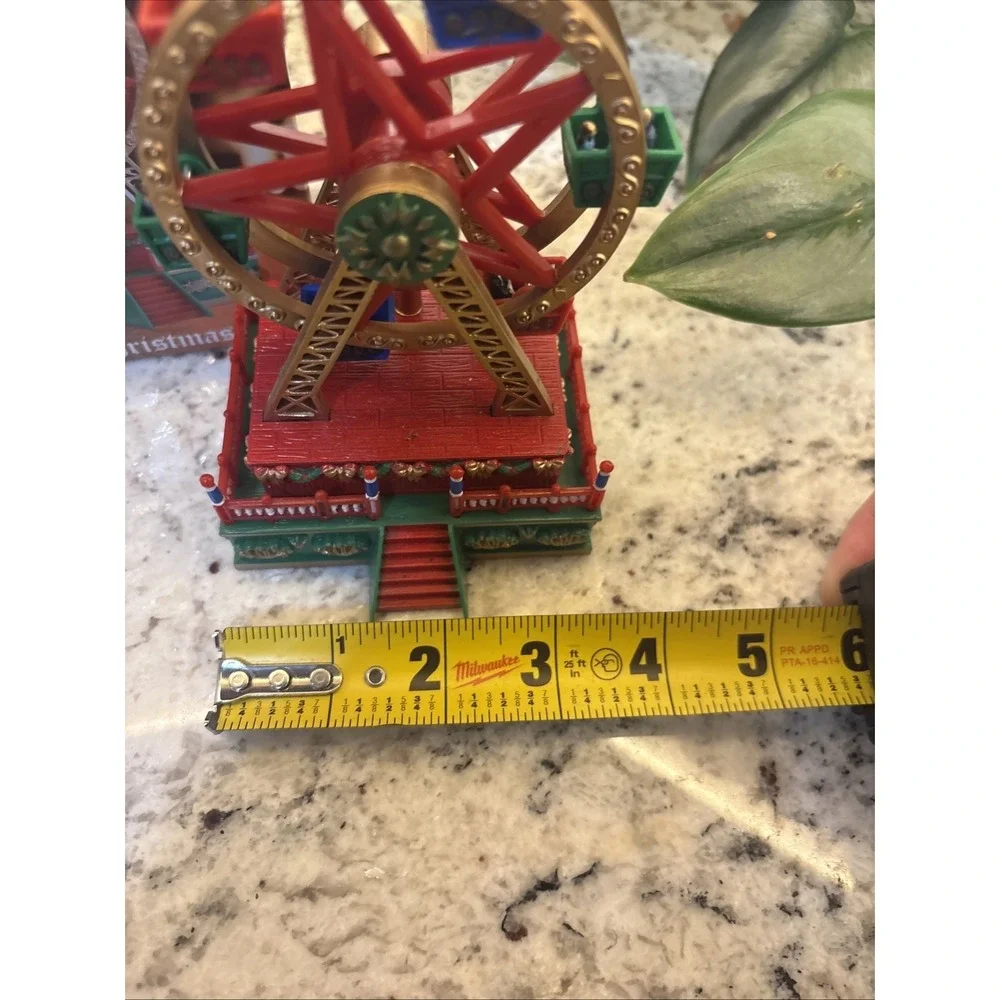NOS Mr. Christmas Mini Musical Carousel, Ferris Wheel,‎ & Christmas Tree